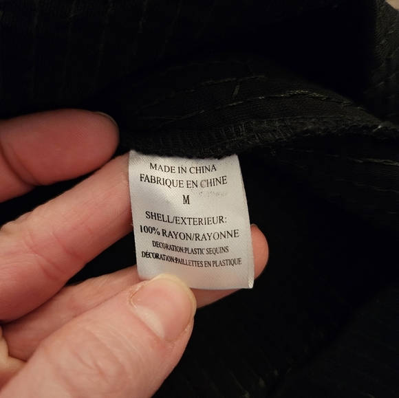 Theory Black Sequin Shift Dress - Size M - Picture 10 of 15